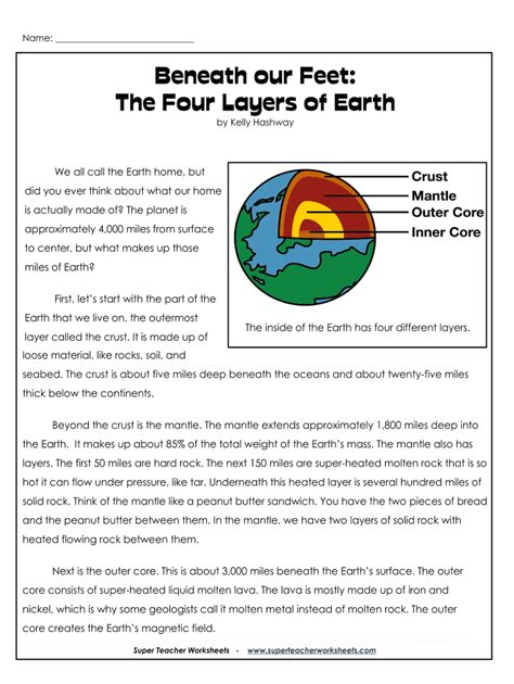 Earth Science Fronts Worksheet