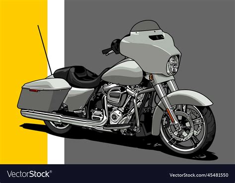 Motorbike template for graphic design needs Vector Image