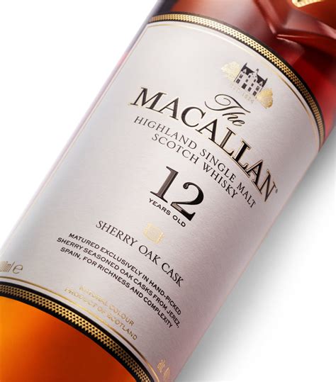 The Macallan Year Old Sherry Oak Cask Whisky Cl Harrods Uk