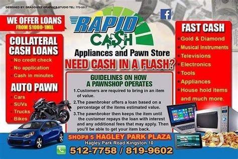 For Sale: Collateral Loans - Rapid Cash Pawnstore