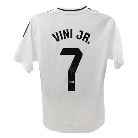 Vinicius Jr Signed Real Madrid Jersey Beckett Pristine Auction