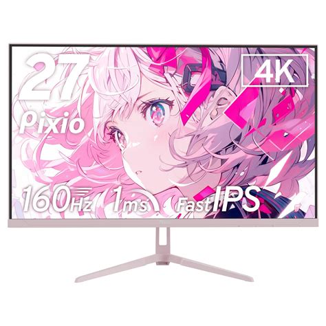 4k対応の27インチ／160hz／fast Ips ゲーミングモニター「px27u Wave」登場。パステルブルー、パステルピンク、ホワイト