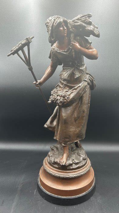 Auguste Moreau Sculpture Peasant Woman Catawiki