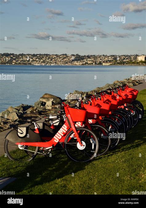 Uber S Jump Ride Sharing Bike Share Red Electric Bicycles E Bikes