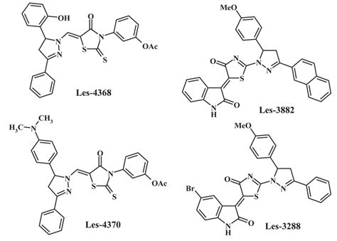 Chemical Structure Of The Thiazolidinone Based Derivatives Les