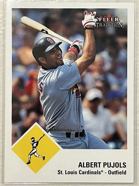 2003 Fleer Tradition Glossy 171 Albert Pujols Cardinals 100 EBay