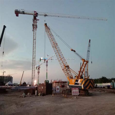 70m Jib Maxload 10 Ton Topless Tower Crane Flat Tower Crane Tower