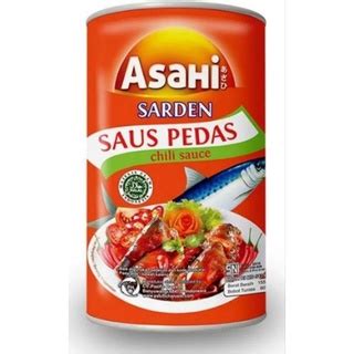 Jual Sarden Asahi 425 Gram Saos Tomat Saos Pedas Indonesia Shopee