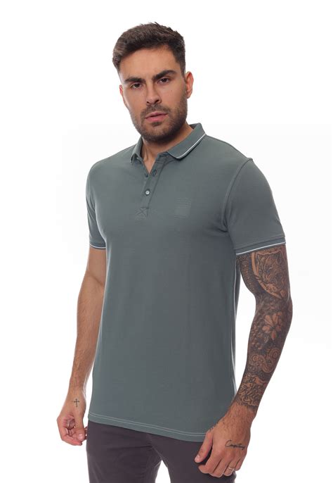 Camisa Gola Polo Masculina Manga Curta Crocker