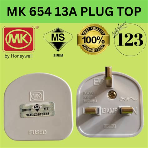 Mk A Pin V Fused Plug Top Heavy Duty Sirim Approved Lazada