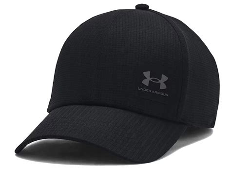 Czapka męska UNDER ARMOUR z daszkiem Iso chill Armourvent Adj Czarna