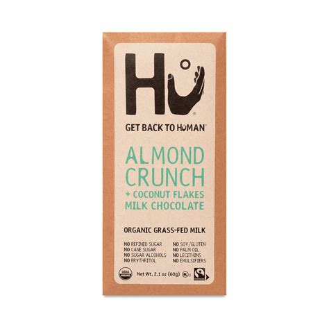 Hu Milk Chocolate Bar Almond Crunch And Coconut Flakes Thrive Market