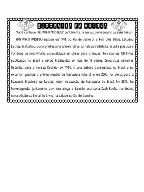 Exemplos de Biografia e Autobiografia - LER PARA ALUNOS | PDF