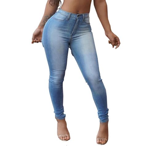 Boyfriend Jeans Woman High Waist Sexy Eleastic Stretch Bodycon Skinny