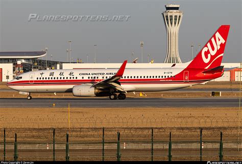 B 1276 China United Airlines Boeing 737 89P WL Photo By Zeren Jin ID