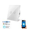 Interruptor Wifi Inteligente T Ctil Smartfy Doble Sin Neutro Blanco