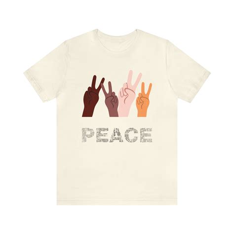 Peace Hand Symbol Shirt Peace Symbol T Shirt Peace Fingers Symbol