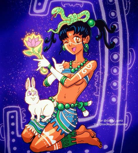 Sailor Moon Como Ixchel Diosa Maya De La Luna En 2024 Sailor Moon