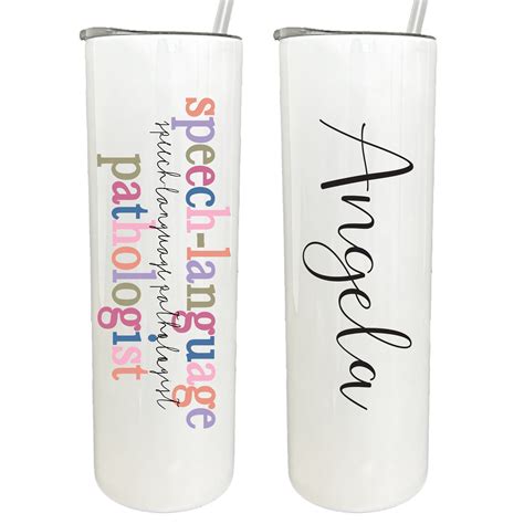 30 Oz Personalized Slp Rainbow Letters Tumbler Avito