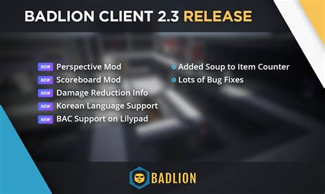 Badlion Client On Twitter We Released Our New Blc Update Today