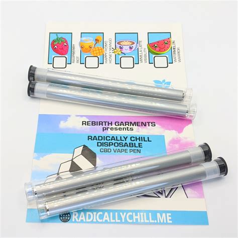 CBD Vape Pens – 125mg CBD Isolate (Disposable) – Radically Chill