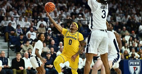 Michigan Vs Penn State In Big Ten Tournament Wolverines Hunt Ncaa