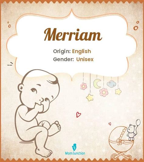 merriam  meaning origin history  popularity momjunction