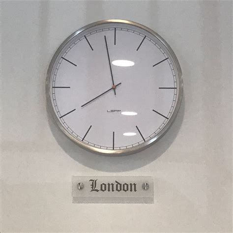 Time Zone World Clock. London | World clock, Clock, Wall clock