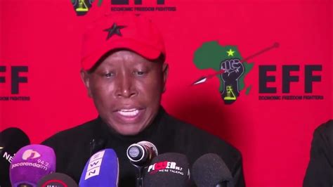 Cic Julius Malema Addresses Eff Press Conference Taj Hotel Cape