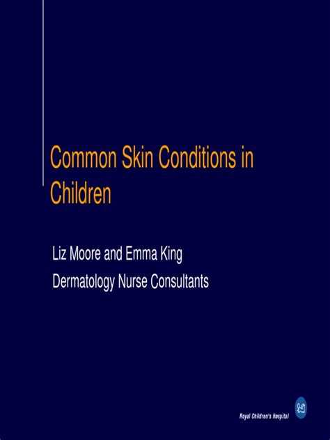 Common Skin Conditions in Children | PDF | Dermatitis | Immunology