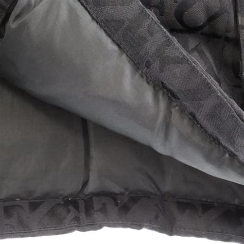 SUPREME シュプリーム AW Fuck Jacquard Puffy Jacket ファックロゴジャガード総柄 パフィージャケット ブラック A BRING