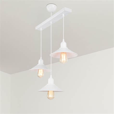 Suspension Darlington En Plastique Hauteur Cm X E Blanc Lux Pro