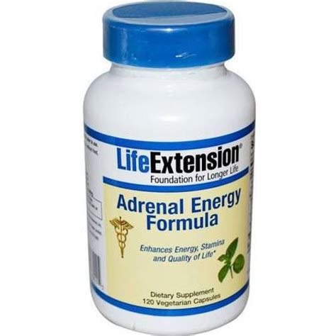 Life Extension Adrenal Energy Formula 120 St • Pris