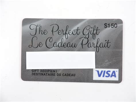 Police Auctions Canada VISA The Perfect Gift Prepaid Card 150 512922C