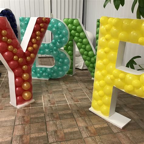 Letters Mosaic Frames For Balloons Balloon Crafts Balloons Mosaic Frame