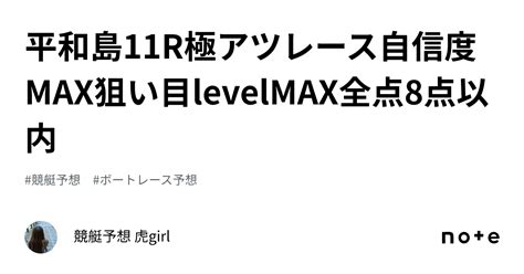 ⚠️平和島11r⚠️極アツレース🔥🔥自信度max🔥🔥狙い目levelmax🔥🔥全点8点以内｜競艇予想 虎girl 🐯