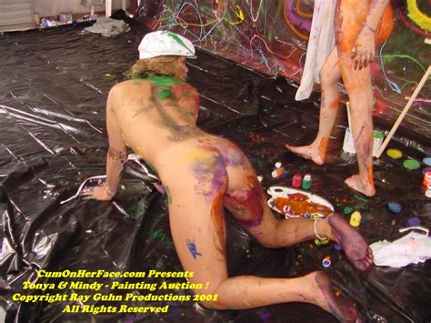 B Tonya Mindy Paint Auction Bonus Magazine Porn Pic