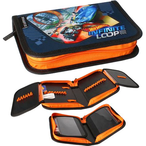 Starpak Hot Wheels Piórnik Dwuklapkowy bez Wyposażenia