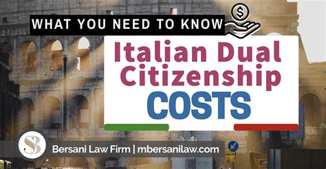 Italian Dual Citizenship Cost 2021 THE HUGE FULL GUIDE