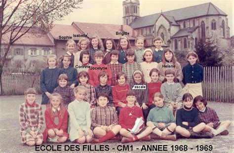 Photo De Classe Cm1 Mme Mouchet De 1968 Ecole Des Filles La Paguette