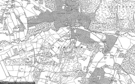 Historic Ordnance Survey Map Of Newtown 1909 1910