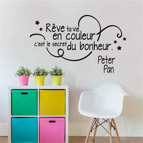 Sticker Adh Sif Mural R Ve Ta Vie En Couleur C Est Le Secret Du Bonheur