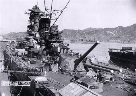 The Yamato Being Built Yamato Battleship Imperial Japanese Navy