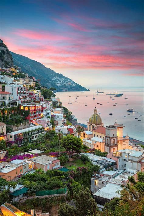 Positano Aerial Image Of Famous City Photograph By Rudi1976 Fine Art