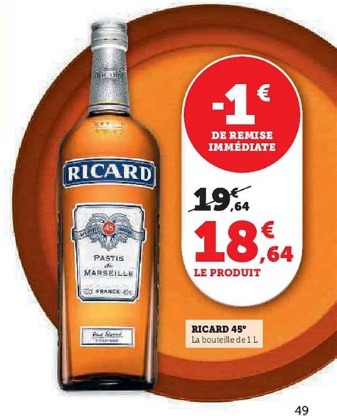 Promo Ricard Chez Super U Icatalogue Fr