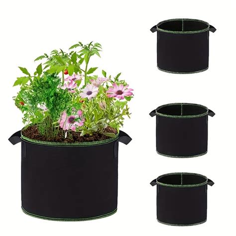 Sacs De Culture De Plantes De Gallons Pots En Tissu De Jardin Avec