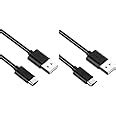 Amazon Two 2 OEM Samsung USB C Data Charging Cables For Galaxy