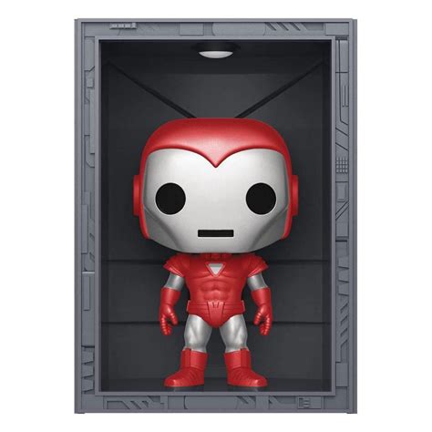 Marvel POP Deluxe Vinyl Figure Hall Of Armor Iron Man Model 8 Silver