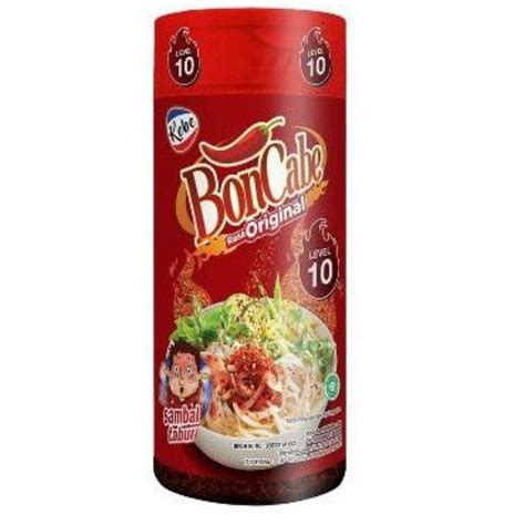 Jual Bon Cabe Sambal Tabur Level Rasa Original Gram Botol