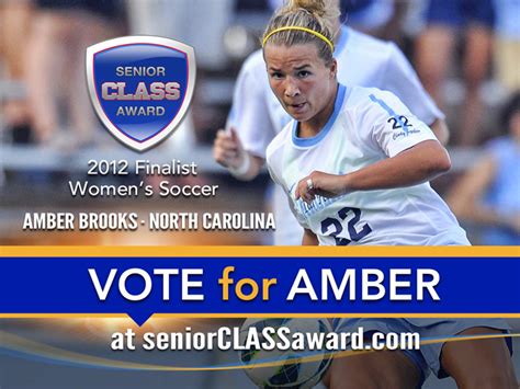 Amber Brooks | DI Women’s Soccer 2012 | Senior CLASS Award